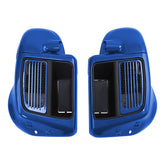 HR3 Mako Shark Fade Vented Lower Fairing Kit For Harley Touring Models 2014-2023 (Fits water cooled models)